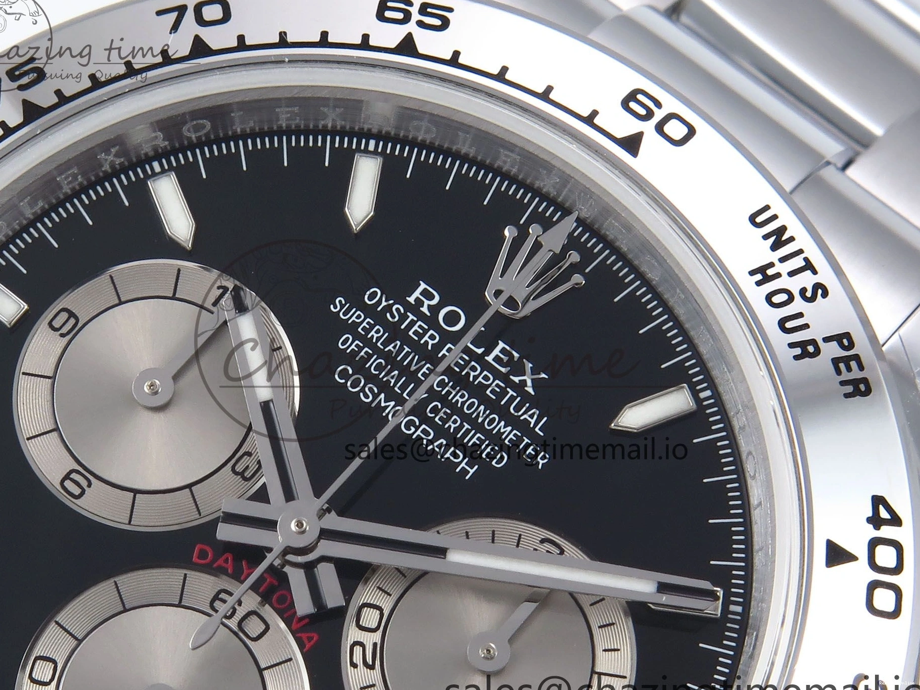 0402 Daytona 126509 QF 1:1 Best Edition Black Silver Dial on SS Bracelet SH4131 V6 (Gain Weight） DailyWear 1007